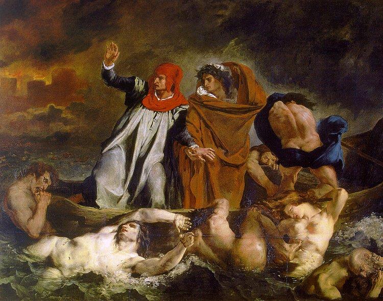 Eugene Delacroix The Barque of Dante